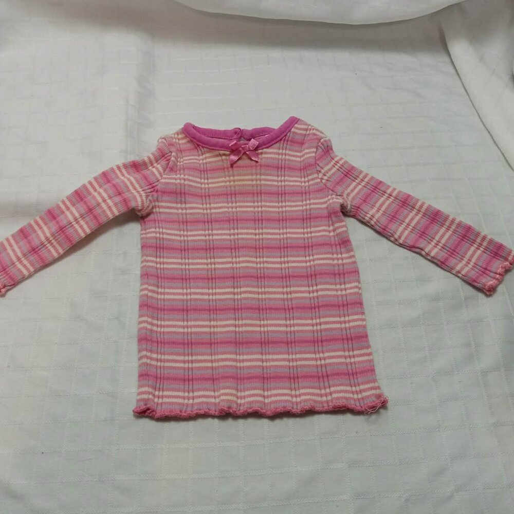 Timeless striped stretchy sweater, 100% cotton, 3 months